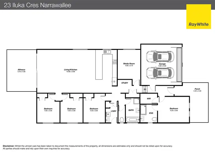 Floorplan of Homely house listing, 23 Iluka Crescent, Narrawallee NSW 2539