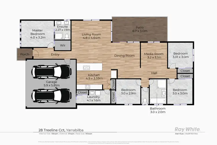 Floorplan of Homely house listing, 28 Treeline Circuit, Yarrabilba QLD 4207