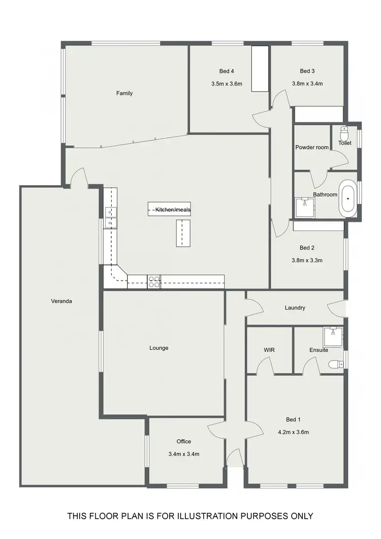 Floorplan of Homely house listing, 138 CLARKSONS ROAD, Mount Light SA 5271