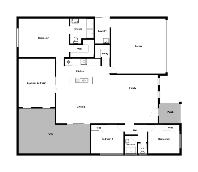 Floorplan of Homely house listing, 27 Dahlia Street, Burdell QLD 4818