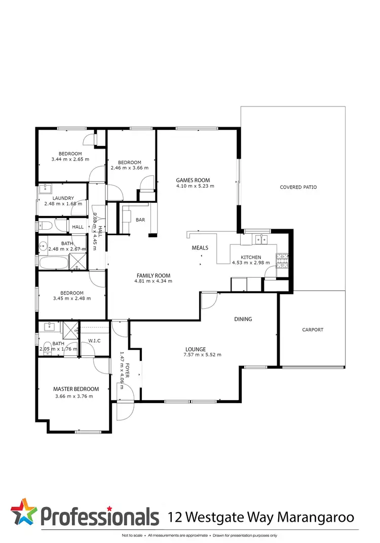 Floorplan of Homely house listing, 12 Westgate Way, Marangaroo WA 6064