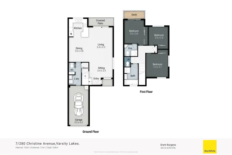 Floorplan of Homely townhouse listing, 7/280 Christine Avenue, Varsity Lakes QLD 4227