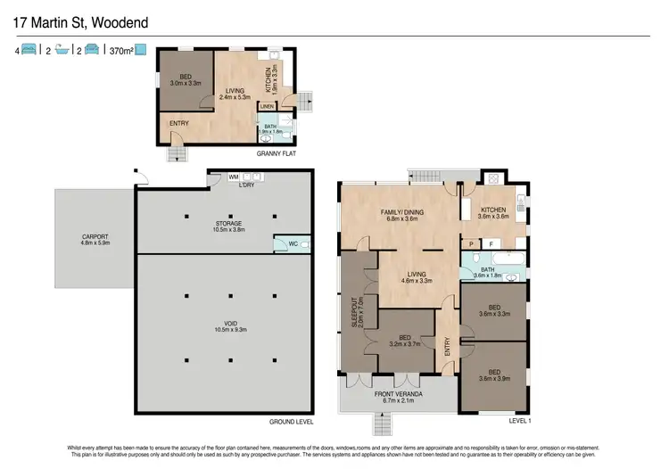 Floorplan of Homely house listing, 17 Martin Street, Woodend QLD 4305