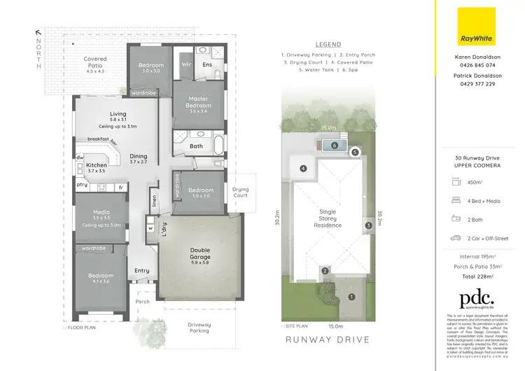 Floorplan of Homely house listing, 30 Runway Drive, Upper Coomera QLD 4209