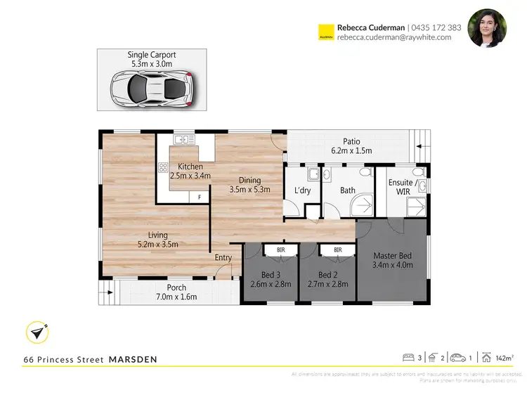 Floorplan of Homely house listing, 66 Princess Street, Marsden QLD 4132