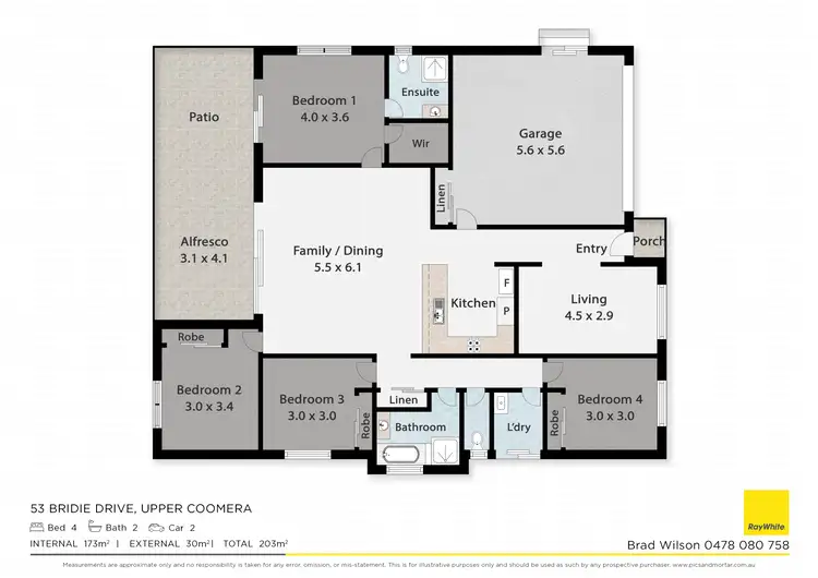 Floorplan of Homely house listing, 53 Bridie Drive, Upper Coomera QLD 4209