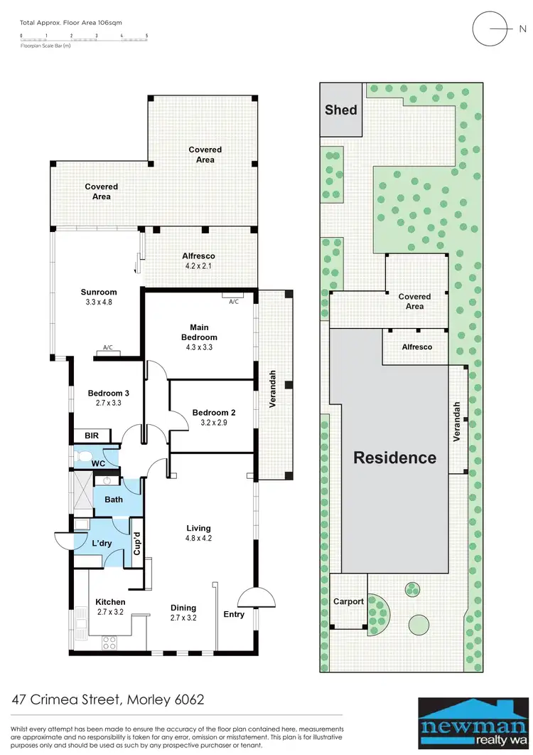 Floorplan of Homely house listing, 47 Crimea Street, Morley WA 6062