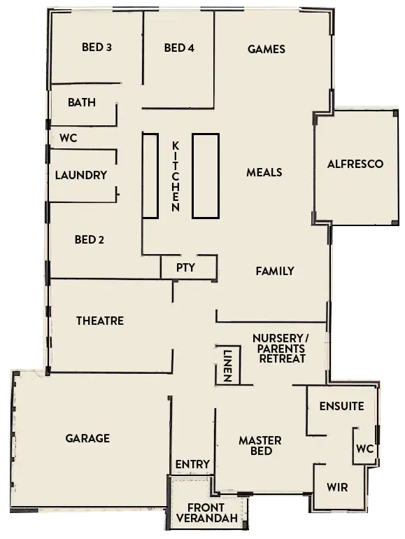 Floorplan of Homely house listing, 8 Lawrence Way, Byford WA 6122