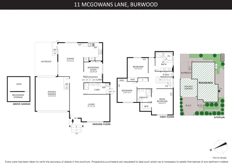 Floorplan of Homely house listing, 11 McGowans Lane, Burwood VIC 3125