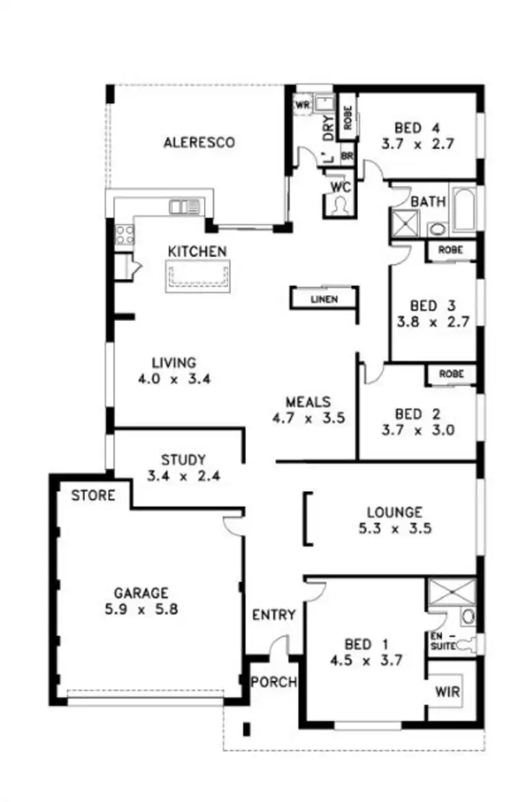 Floorplan of Homely house listing, Address available on request