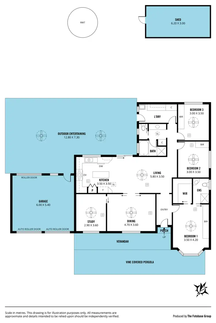 Floorplan of Homely house listing, 19 Cove Circuit, Seaford Rise SA 5169