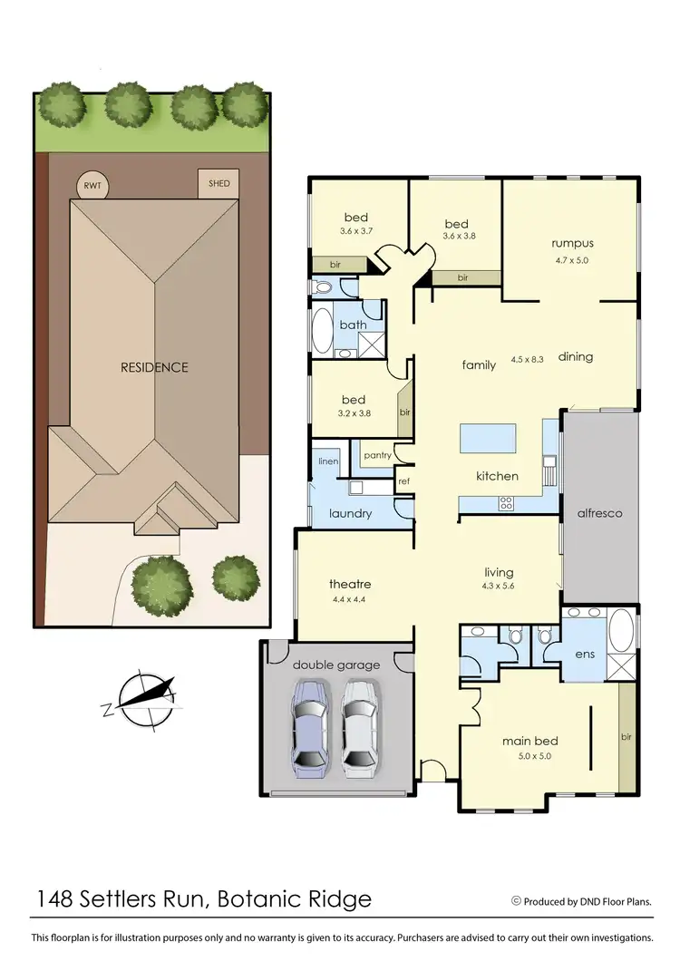 Floorplan of Homely house listing, 148 Settlers Run, Botanic Ridge VIC 3977