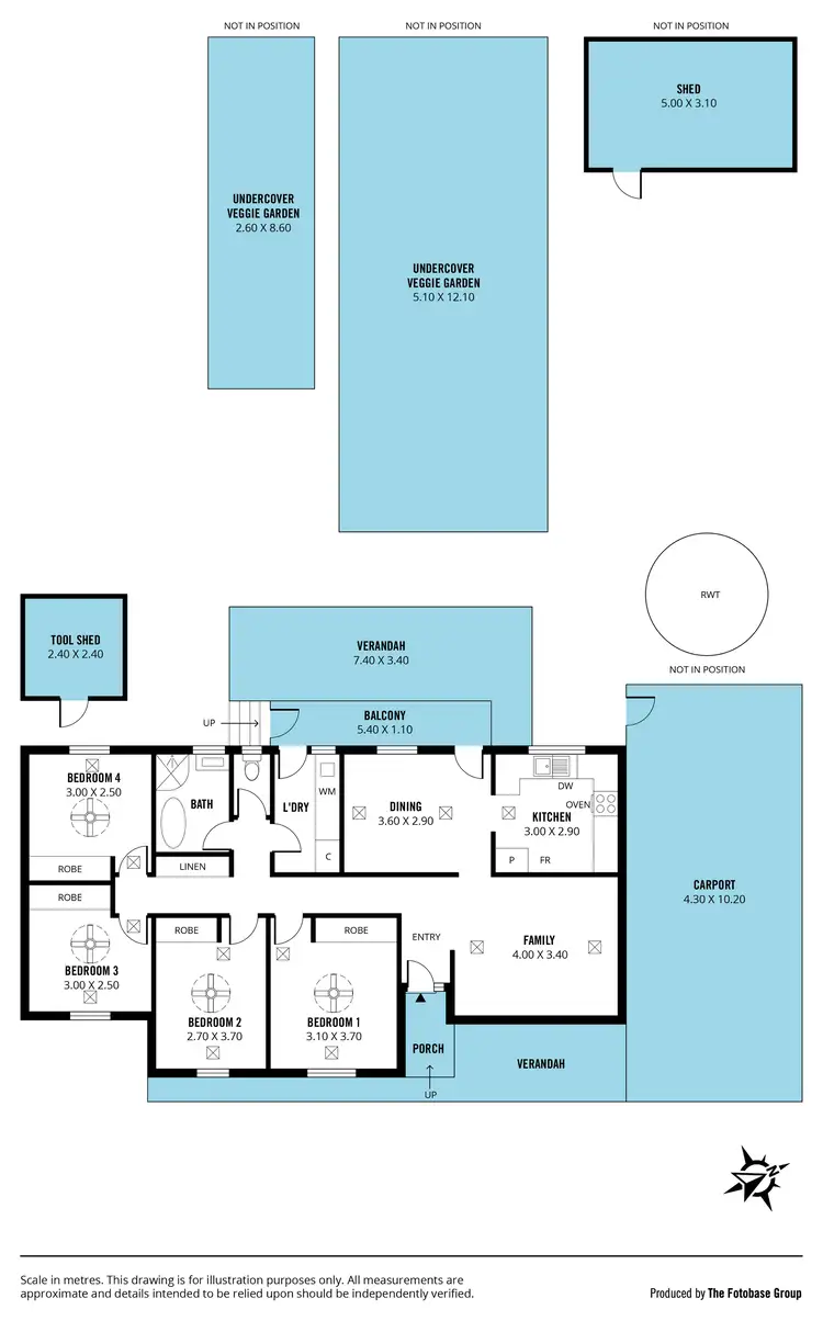 Floorplan of Homely house listing, 4 Arnhem Crescent, Hackham West SA 5163