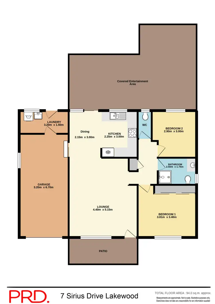Floorplan of Homely house listing, 7 Sirius Drive, Lakewood NSW 2443