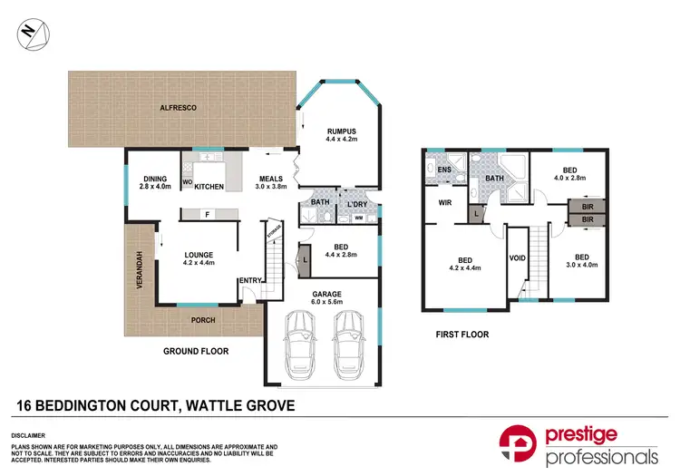 Floorplan of Homely house listing, 16 Beddington Court, Wattle Grove NSW 2173