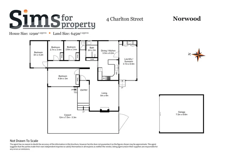 Floorplan of Homely house listing, 4 Charlton Street, Norwood TAS 7250