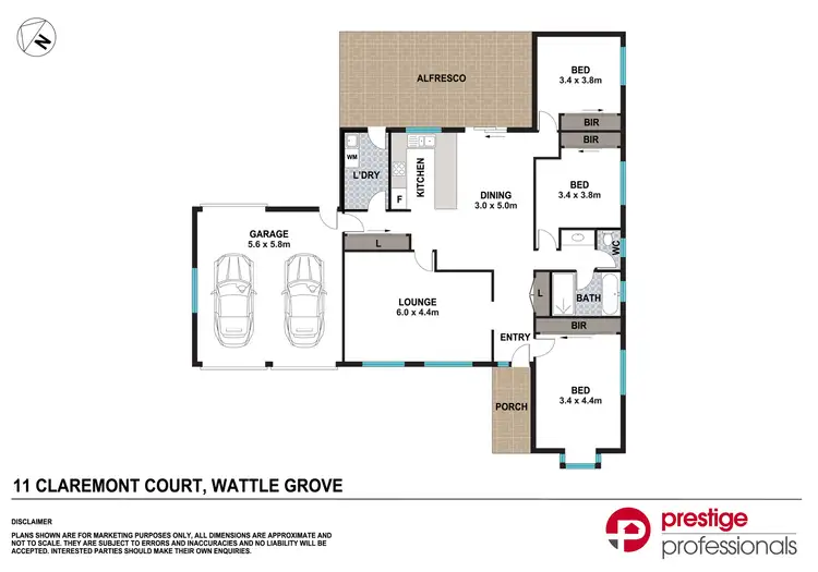 Floorplan of Homely house listing, 11 Claremont Court, Wattle Grove NSW 2173
