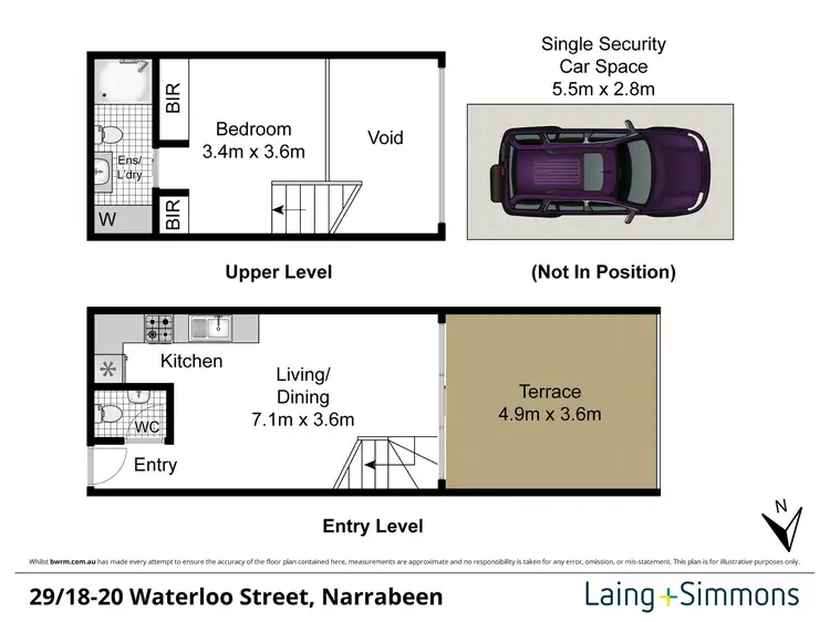 Floorplan of Homely apartment listing, 29/18-20 Waterloo Street, Narrabeen NSW 2101