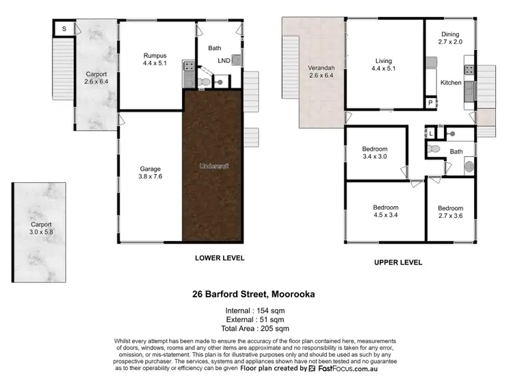 Floorplan of Homely house listing, 26 Barford Street, Moorooka QLD 4105