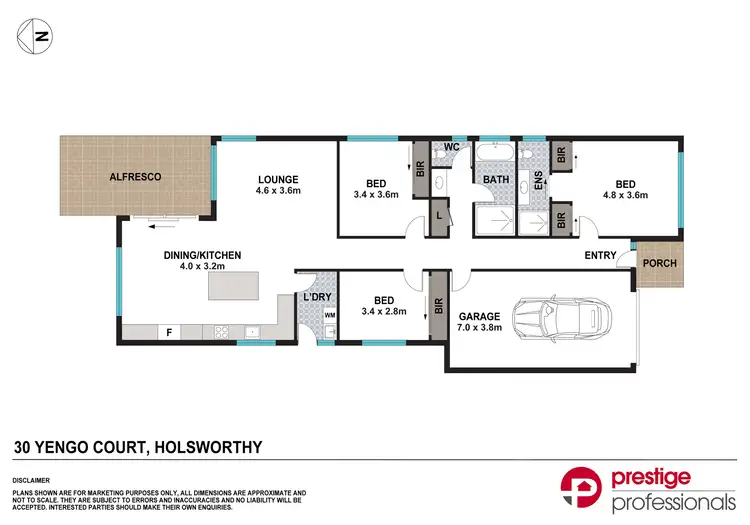 Floorplan of Homely house listing, 30 Yengo Court, Holsworthy NSW 2173