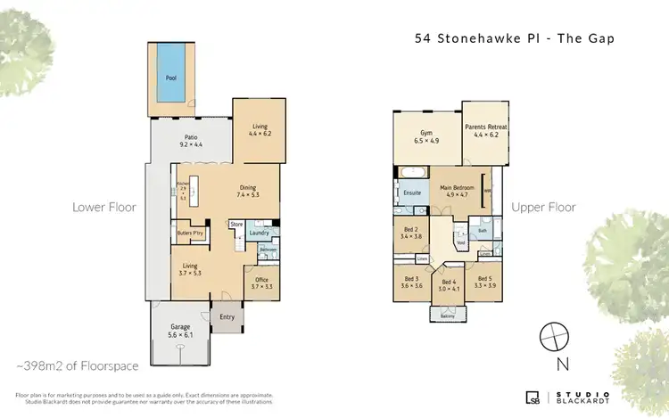 Floorplan of Homely house listing, 54 Stonehawke Place, The Gap QLD 4061