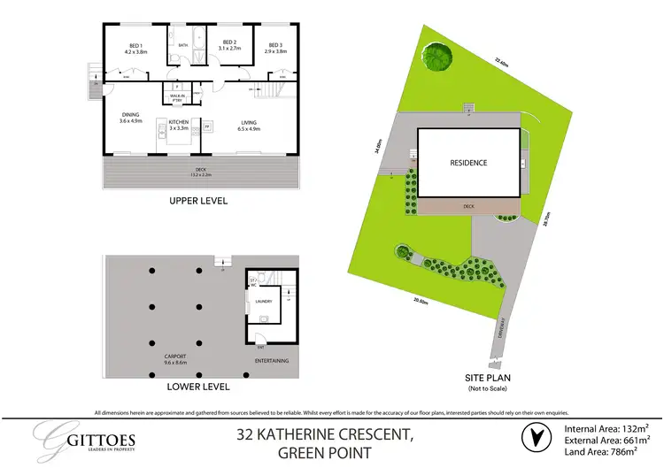 Floorplan of Homely house listing, 32 Katherine Crescent, Green Point NSW 2251
