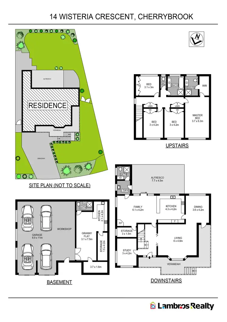 Floorplan of Homely house listing, 14 Wisteria Crescent, Cherrybrook NSW 2126