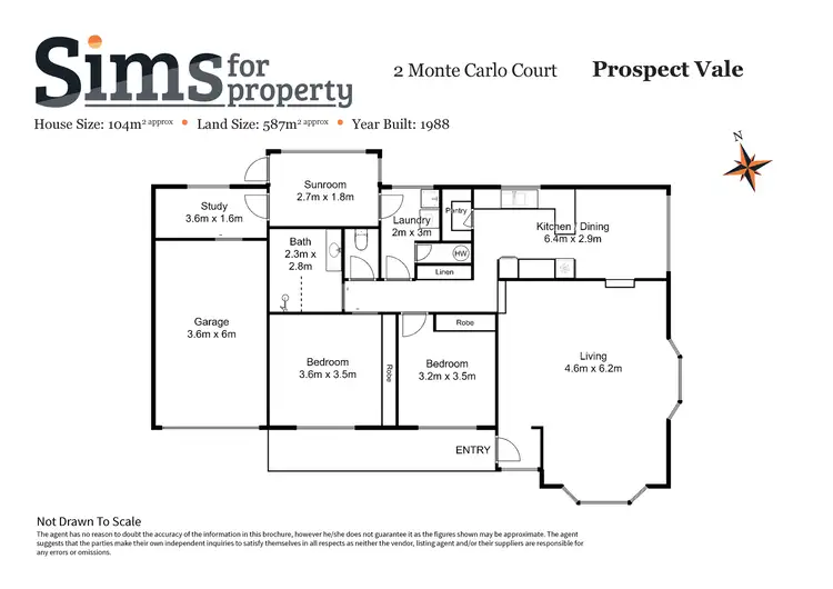 Floorplan of Homely house listing, 2 Monte Carlo Court, Prospect Vale TAS 7250