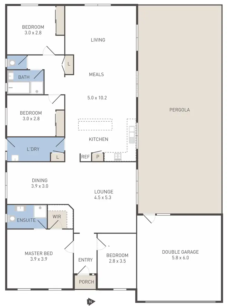 Floorplan of Homely house listing, 17 Flintoff Avenue, Burnside VIC 3023