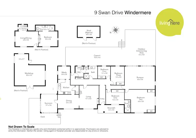 Floorplan of Homely house listing, 9 Swan Drive, Swan Bay TAS 7252