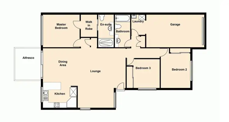 Floorplan of Homely villa listing, 47/24 Amsonia Court, Arundel QLD 4214