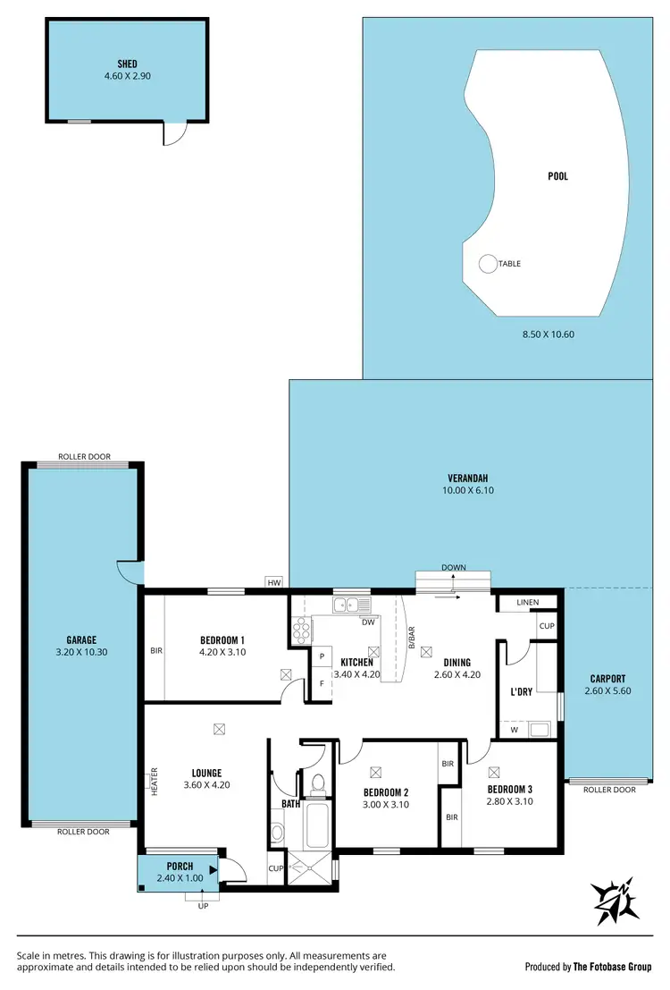 Floorplan of Homely house listing, 41 Orana Drive, Morphett Vale SA 5162
