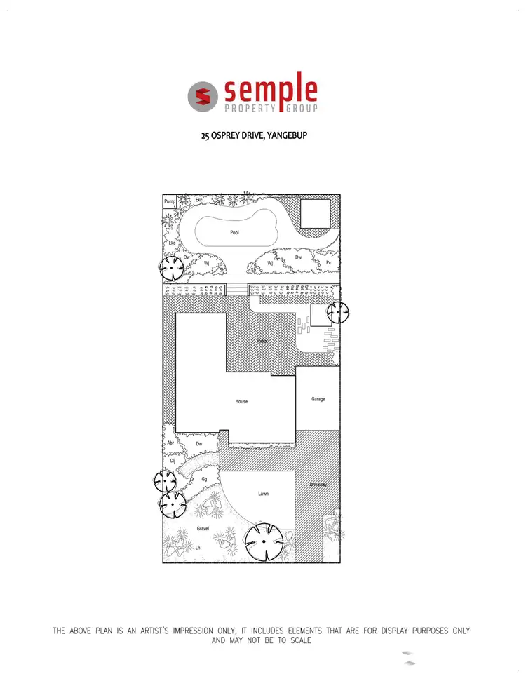 Floorplan of Homely house listing, 25 Osprey Drive, Yangebup WA 6164