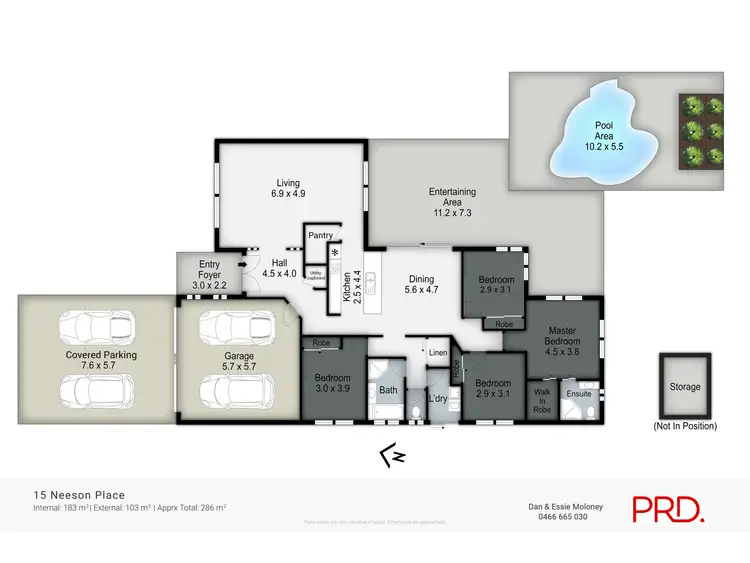 Floorplan of Homely house listing, 15 Neeson Place, Currumbin Waters QLD 4223