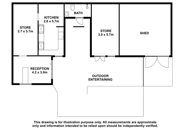 Floorplan of Homely house listing, 158 Pinks Beach Road, Kingston Se SA 5275