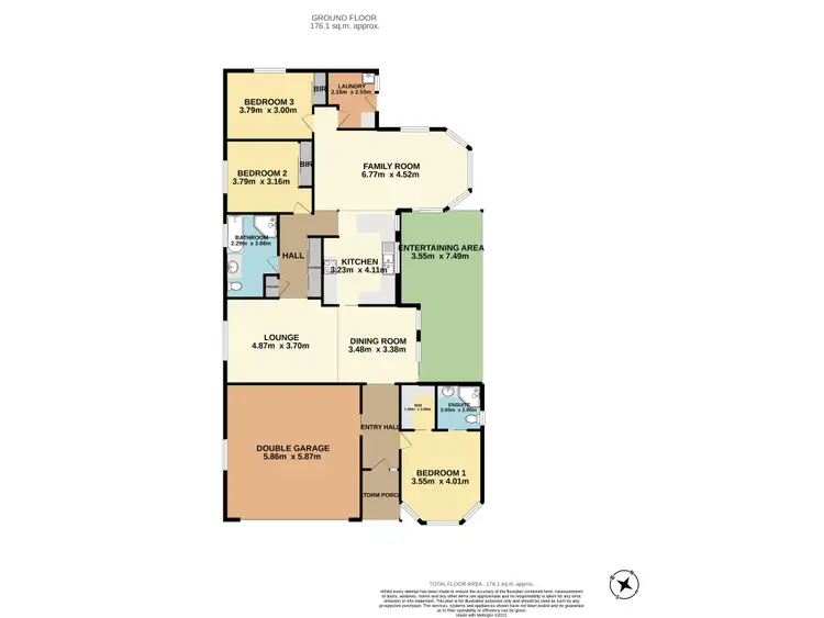Floorplan of Homely house listing, 22 Delmont Place, Kanahooka NSW 2530