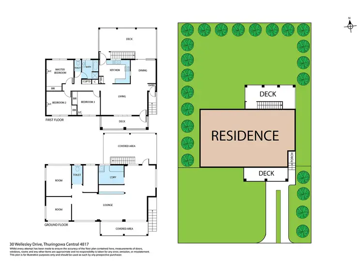 Floorplan of Homely house listing, 30 Wellesley Drive, Thuringowa Central QLD 4817