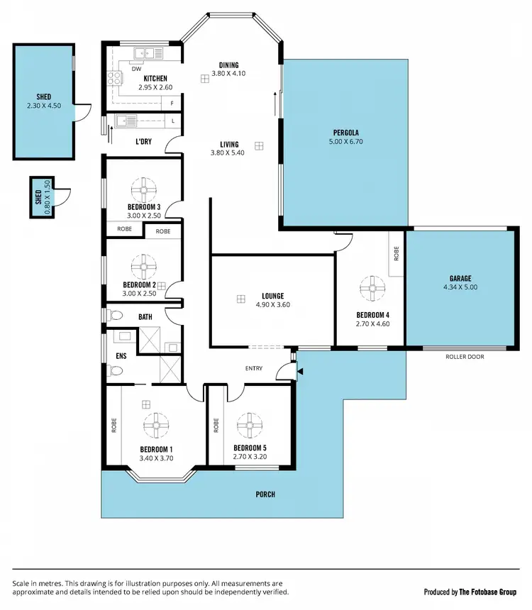 Floorplan of Homely house listing, 92 Mawson Circuit, Woodcroft SA 5162