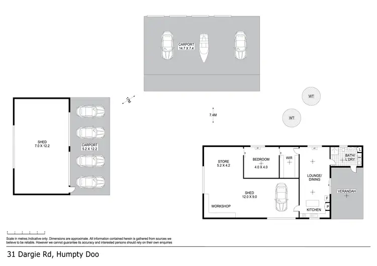 Floorplan of Homely house listing, 31 Dargie Road, Humpty Doo NT 836