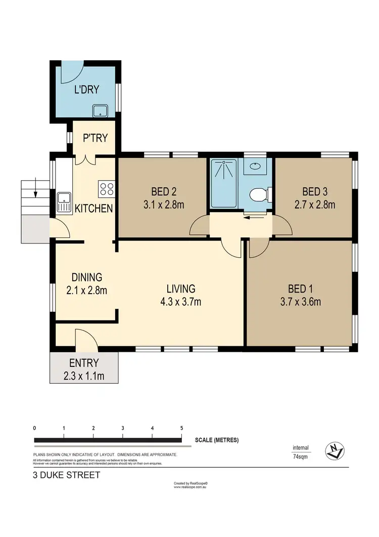 Floorplan of Homely house listing, 3 Duke Street, Cannon Hill QLD 4170