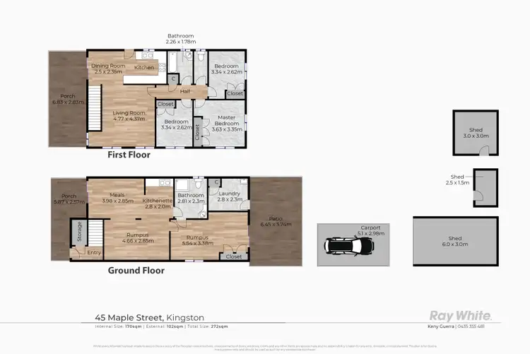 Floorplan of Homely house listing, 45 Maple Street, Kingston QLD 4114