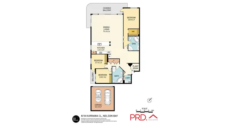 Floorplan of Homely apartment listing, 4/18 Kurrawa Close, Nelson Bay NSW 2315