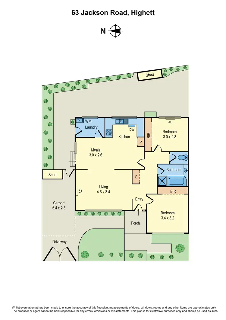 Floorplan of Homely house listing, 63 Jackson Road, Cheltenham VIC 3192