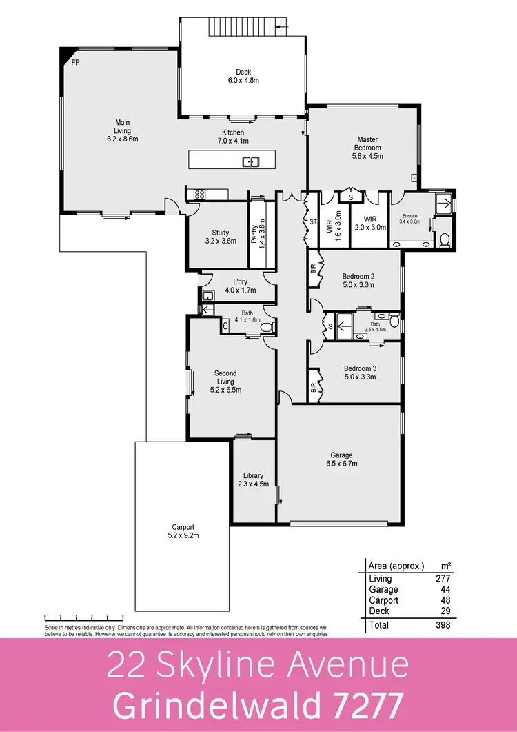 Floorplan of Homely house listing, 22 Skyline Avenue, Grindelwald TAS 7277