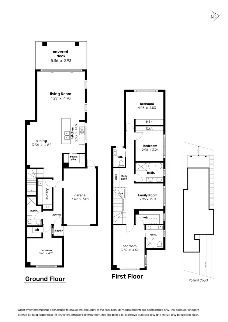 Floorplan of Homely townhouse listing, 3A Pollard Court, Altona VIC 3018