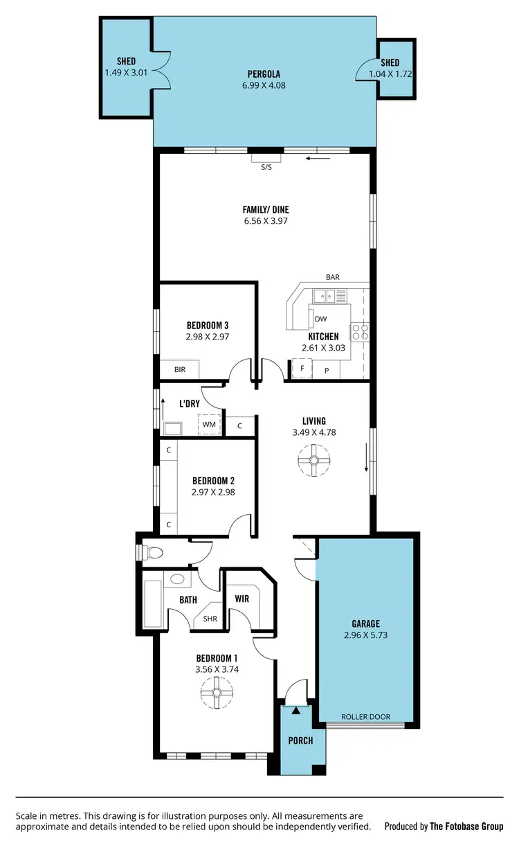 Floorplan of Homely house listing, 36 Serafino Drive, Noarlunga Downs SA 5168