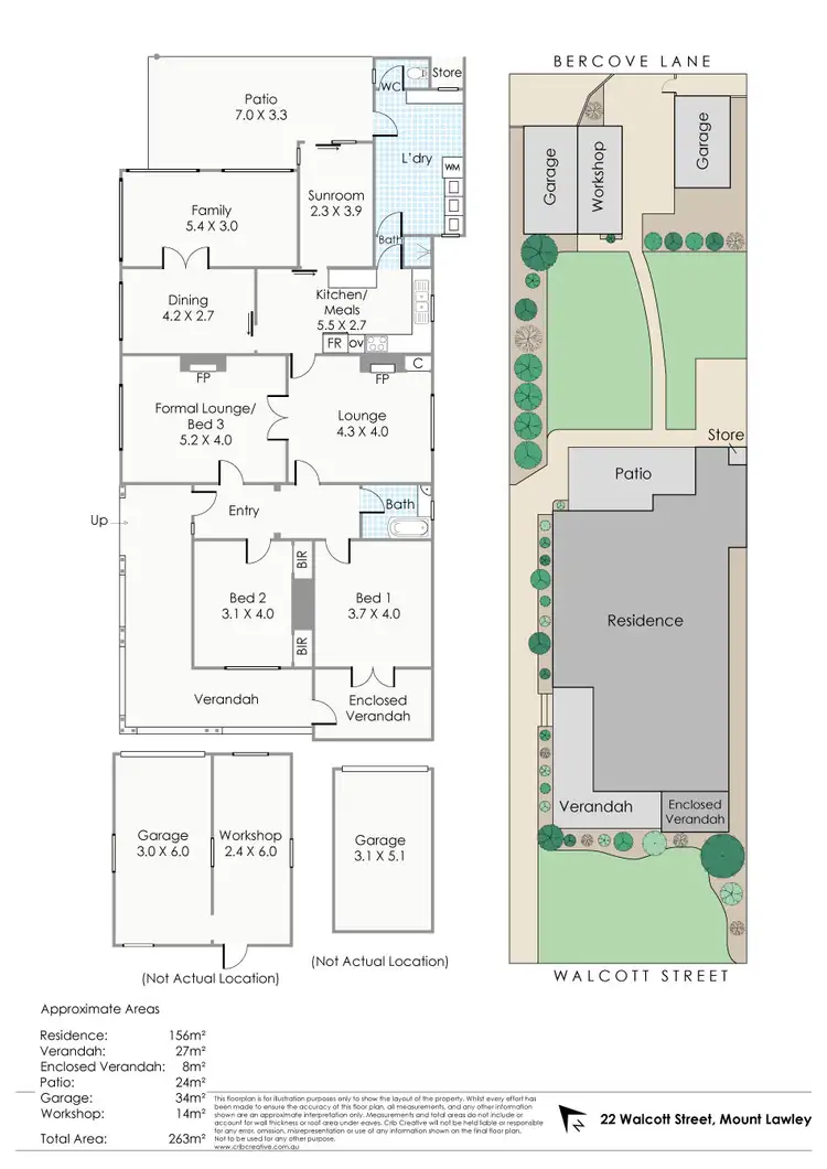 Floorplan of Homely house listing, 22 Walcott Street, Mount Lawley WA 6050