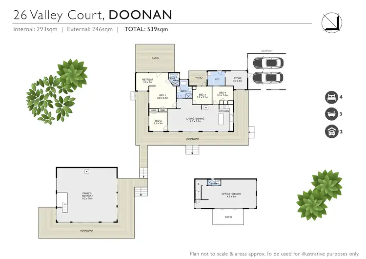 Floorplan of Homely house listing, 26 Valley Court, Doonan QLD 4562