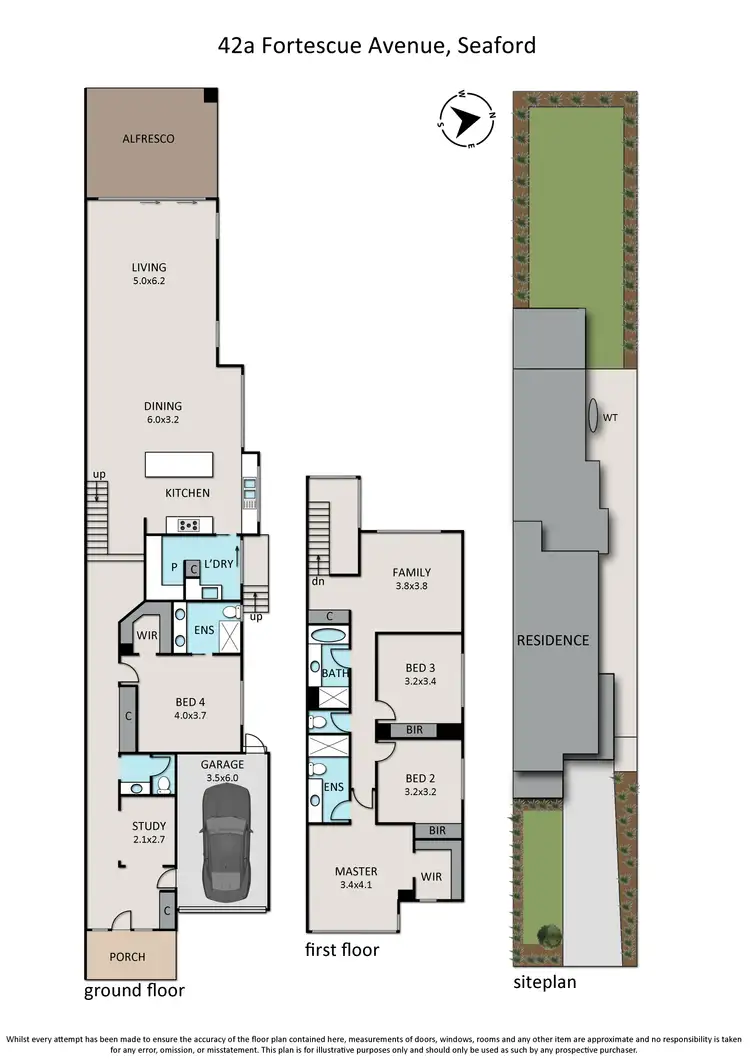 Floorplan of Homely house listing, 42A Fortsecue Avenue, Seaford VIC 3198