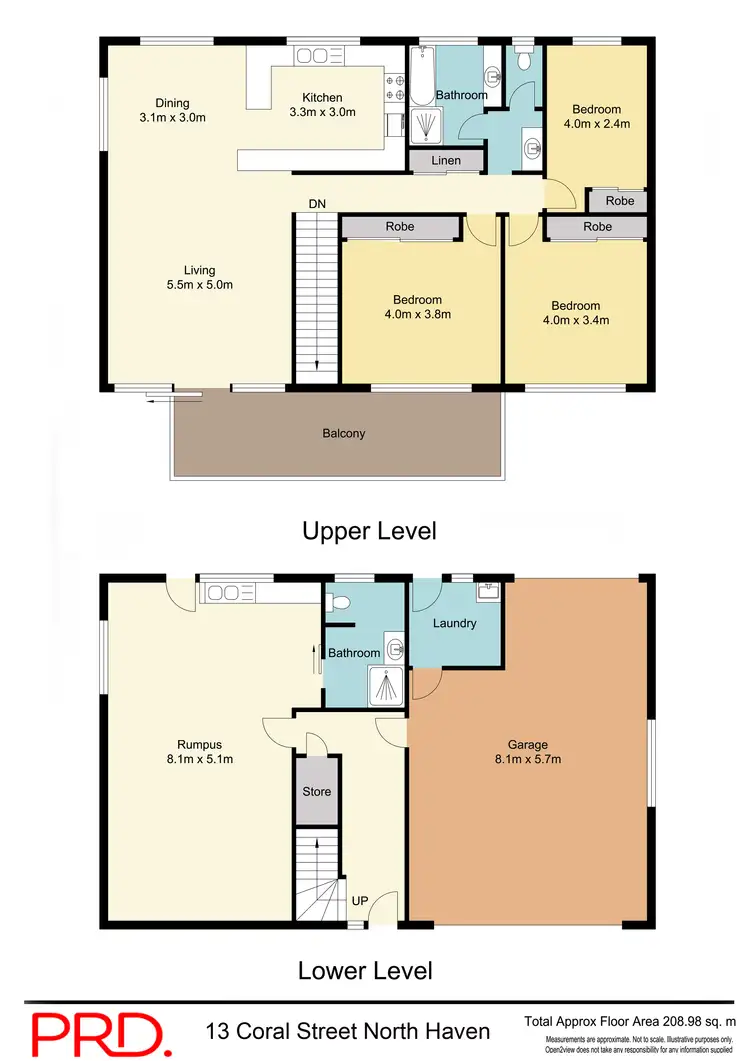 Floorplan of Homely house listing, 13 Coral Street, North Haven NSW 2443